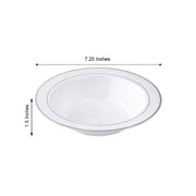 10 pcs 12 oz. Round Plastic Bowls - Disposable Tableware