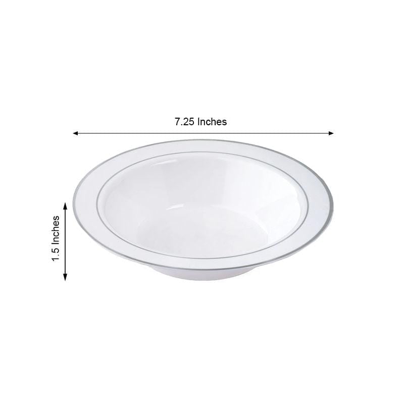 10 pcs 12 oz. Round Plastic Bowls - Disposable Tableware