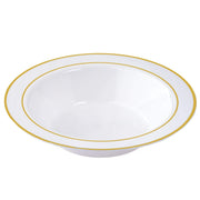 10 pcs 12 oz. Round Plastic Bowls - Disposable Tableware PLST_BO0020_WHTG