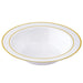 10 pcs 12 oz. Round Plastic Bowls - Disposable Tableware PLST_BO0020_WHTG