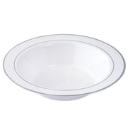 10 pcs 12 oz. Round Plastic Bowls - Disposable Tableware PLST_BO0020_WHTS