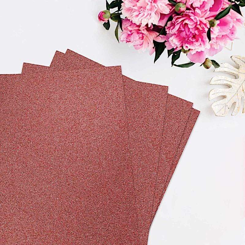 10 pcs 12"x10" Extra Fine Glittered Self-Adhesive Foam Sheets