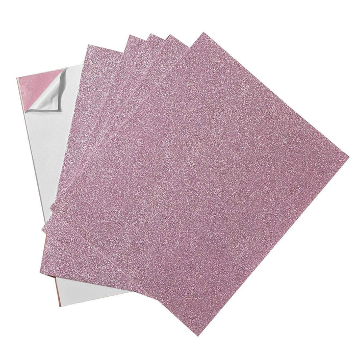 10 pcs 12"x10" Extra Fine Glittered Self-Adhesive Foam Sheets