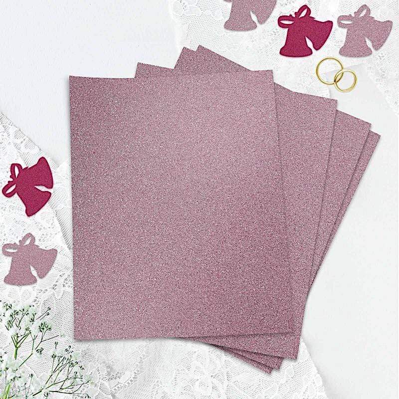 10 pcs 12"x10" Extra Fine Glittered Self-Adhesive Foam Sheets