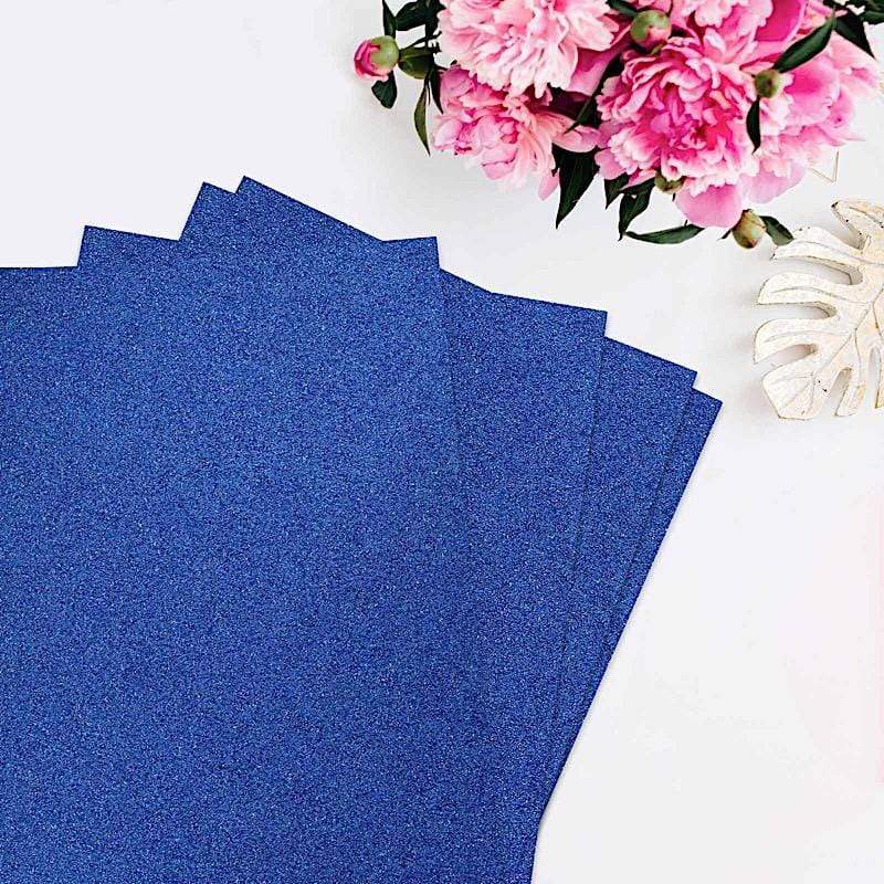 10 pcs 12"x10" Extra Fine Glittered Self-Adhesive Foam Sheets