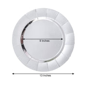 10 pcs 13" Round Disposable Paper Charger Plates