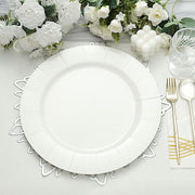 10 pcs 13" Round Disposable Paper Charger Plates