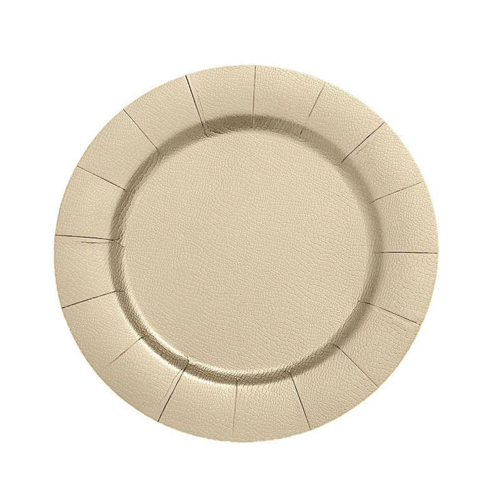 10 pcs 13" Round Disposable Paper Charger Plates DSP_CHRG_R0001_CHMP