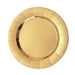 10 pcs 13" Round Disposable Paper Charger Plates DSP_CHRG_R0001_GOLD