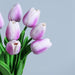 10 pcs 13" tall Single Stem Foam Tulips Flowers ARTI_TULP01_LAV