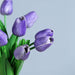 10 pcs 13" tall Single Stem Foam Tulips Flowers ARTI_TULP01_PURP