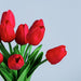 10 pcs 13" tall Single Stem Foam Tulips Flowers ARTI_TULP01_RED