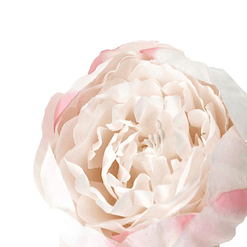 10 pcs 3" Faux Silk Peony Flower Heads