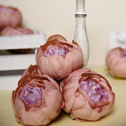 10 pcs 3" Faux Silk Peony Flower Heads