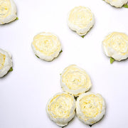 10 pcs 3" Faux Silk Peony Flower Heads