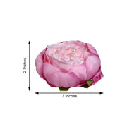 10 pcs 3" Faux Silk Peony Flower Heads