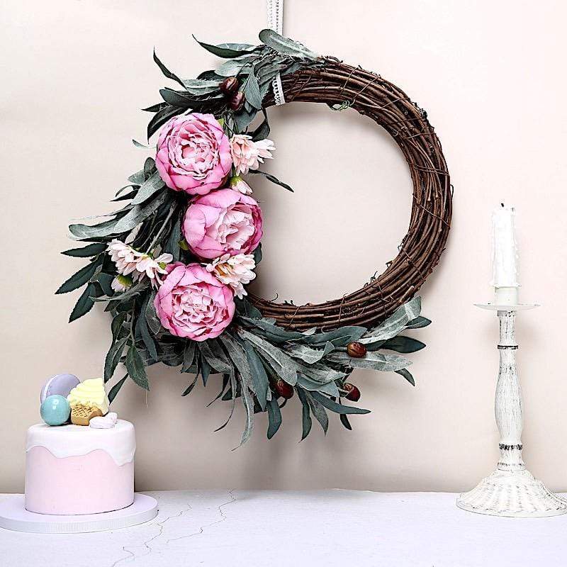 10 pcs 3" Faux Silk Peony Flower Heads