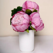 10 pcs 3" Faux Silk Peony Flower Heads
