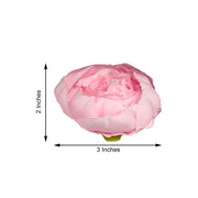 10 pcs 3" Faux Silk Peony Flower Heads