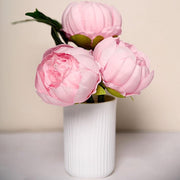 10 pcs 3" Faux Silk Peony Flower Heads