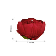 10 pcs 3" Faux Silk Peony Flower Heads
