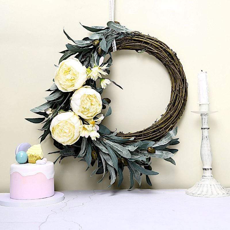 10 pcs 3" Faux Silk Peony Flower Heads