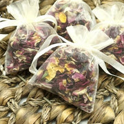 10 pcs 3x4" Sheer Organza Bags with Pull String