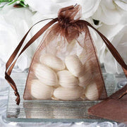 10 pcs 3x4" Sheer Organza Bags with Pull String