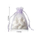 10 pcs 3x4" Sheer Organza Bags with Pull String
