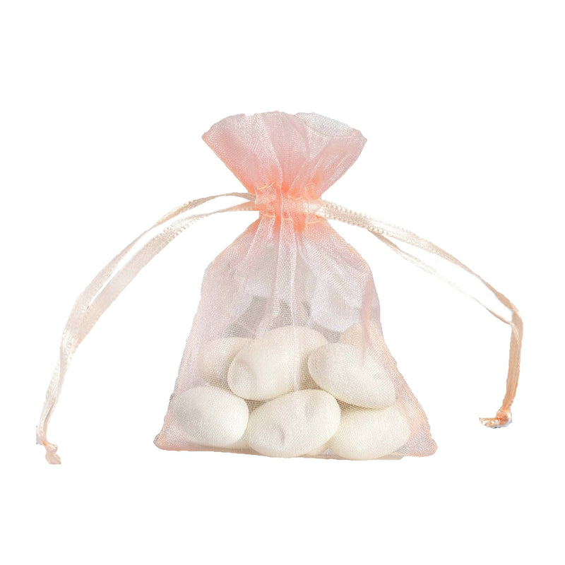 10 pcs 3x4" Sheer Organza Bags with Pull String BAG_3x4_046