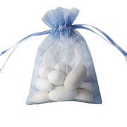 10 pcs 3x4" Sheer Organza Bags with Pull String BAG_3x4_PERI
