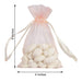 10 pcs 4x6" Sheer Organza Bags with Pull String