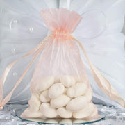 10 pcs 4x6" Sheer Organza Bags with Pull String