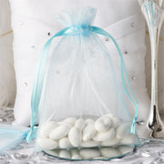 10 pcs 5x7" Sheer Organza Bags with Pull String