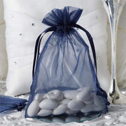 10 pcs 5x7" Sheer Organza Bags with Pull String