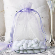 10 pcs 5x7" Sheer Organza Bags with Pull String