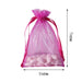 10 pcs 5x7" Sheer Organza Bags with Pull String