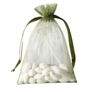 10 pcs 5x7" Sheer Organza Bags with Pull String BAG_5X7_WILL