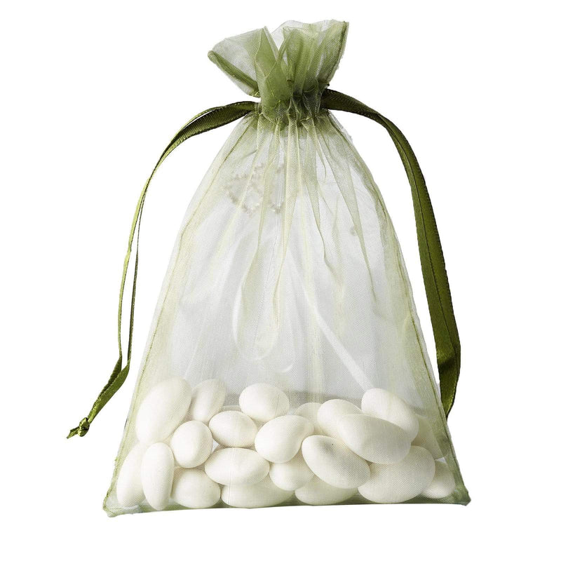 10 pcs 5x7" Sheer Organza Bags with Pull String BAG_5X7_WILL