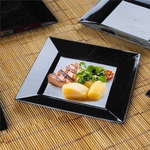 10 pcs 6" Square Dessert Plates - Disposable Tableware
