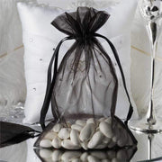 10 pcs 6x9" Sheer Organza Bags with Pull String