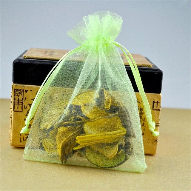 10 pcs 6x9" Sheer Organza Bags with Pull String