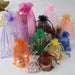 10 pcs 6x9" Sheer Organza Bags with Pull String