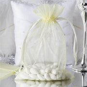 10 pcs 6x9" Sheer Organza Bags with Pull String