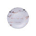 10 pcs 8" wide Marble Round Salad Plates - Disposable Tableware DSP_PLR0005_8_WHTRG