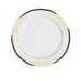 10 pcs 8" wide White Round Salad Plates with Trim - Disposable Tableware DSP_PLR0003_7_GDHN
