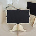10 pcs Mini Chalkboards with Removable Stands Wedding Favors - Black FAV_BOARD_BLK_3X5