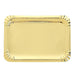 10 pcs Rectangle Paper Serving Trays with Scalloped Design Gold DSP_PPTR_REC004_9_GOLD