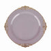 10 Round Plastic Salad Dinner Plates with Embossed Baroque Rim - Disposable Tableware DSP_PLR1310_10_LVGD