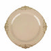 10 Round Plastic Salad Dinner Plates with Embossed Baroque Rim - Disposable Tableware DSP_PLR1310_7_TPGD